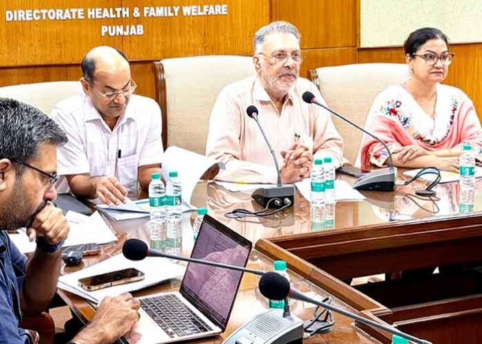 Dr Balbir Singh orders intensified larvae surveillance