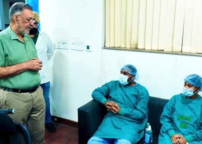 Dr. Balbir Singh meets first kidney transplant patient