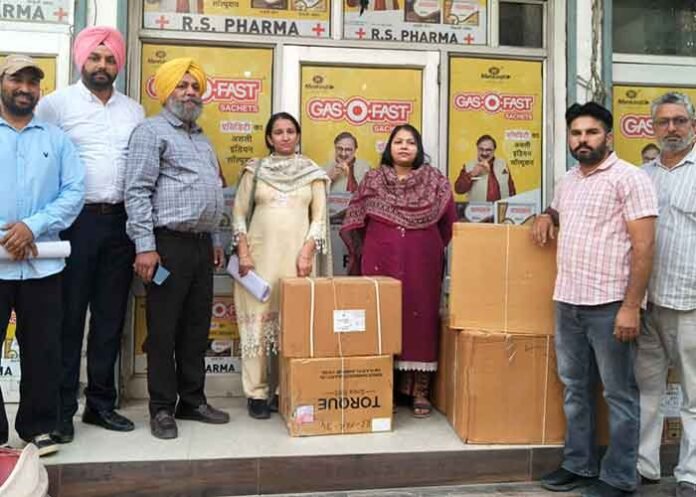 Drug control officials seize medicines and MTP kits