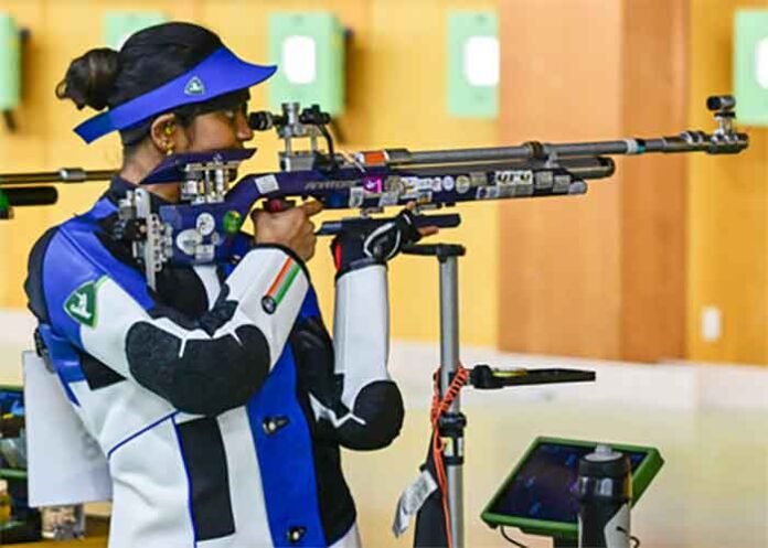 Elavenil Valarivan Air Rifle Player