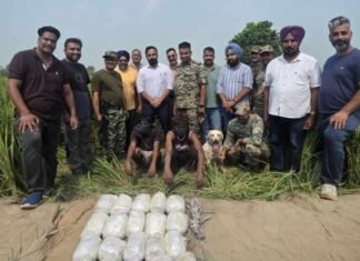 Ferozepur: Two Held with 19.82 Kg Heroin Allegedly Dropped by Drone Near Indo-Pak Border