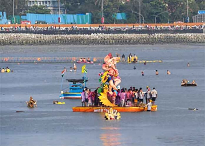 Ganesh idol immersion