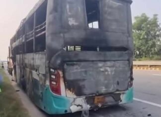 Greater Noida Bus Fire: Passengers Reported Burning Smell Before Blaze, Driver Allegedly Ignored Warning