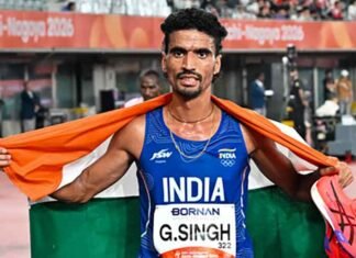 Asian Games: Gulveer Singh Wins 1500m Silver After 10,000m Success, Avinash Sable Finishes Fourth Gulveer Singh Distance runner 1