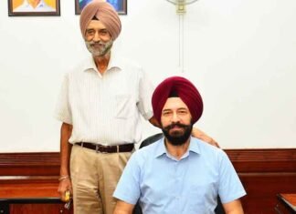 Father-Son Connect at PSPCL Headquarters Highlights Family’s Long Association With Punjab Power Sector IAS Gurkirat Kirpal Singh and his father Er. Kirpal Singh