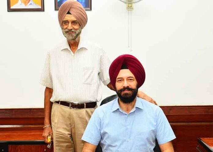 IAS Gurkirat Kirpal Singh and his father Er. Kirpal Singh