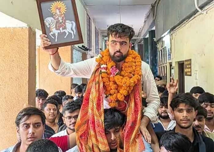 Independent candidate Deepanshu Shokeen DUSU victory