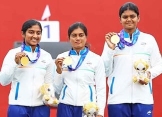 Asian Games: President Murmu, Ministers Congratulate Indian Women’s Compound Archery Team on Record Gold Indian womens compound archery team record gold