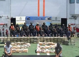 Iranian Boat Carrying Rs 3,000 Crore Drugs Seized off Lakshadweep, Five Pakistani Nationals Held