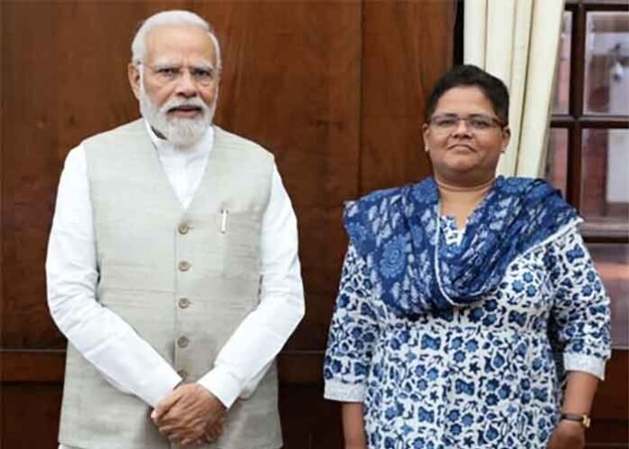 Journalist Payal Mehta and PM Modi