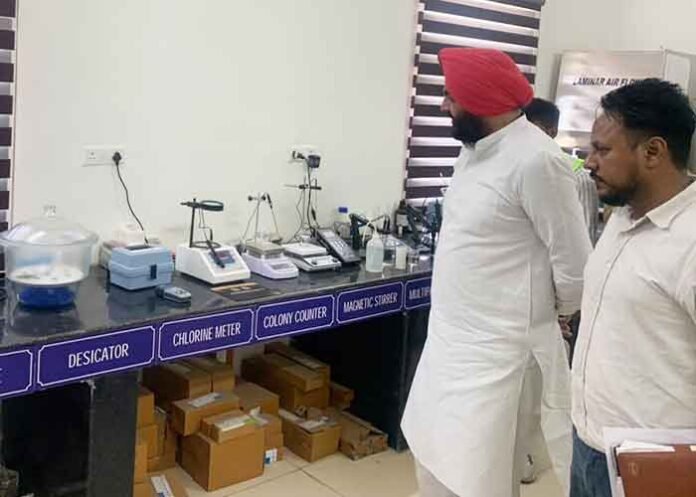 MP Aujla on Friday inspected
