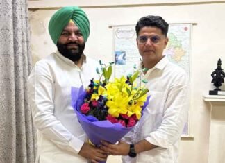 MP Gurjeet Aujla Meets New Punjab Congress In-Charge Sachin Pilot, Discusses 2027 Assembly Polls MP Gurjeet Singh Aujla meets Sachin Pilot