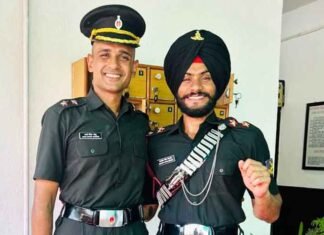 Four Punjab Cadets Commissioned as Lieutenants in Indian Army at OTA Chennai MRSAFPI-cadets-Ishpreet-Singh-Dhillon-and-Arsh-Singh