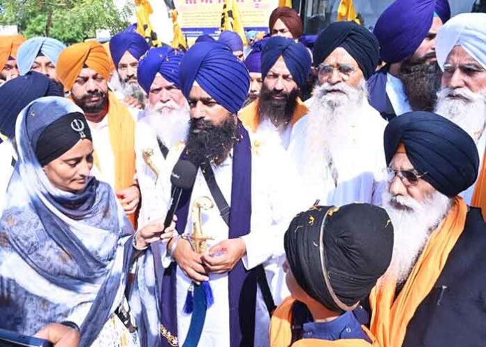 Miri Piri Khalsa March Moves from Phagwara