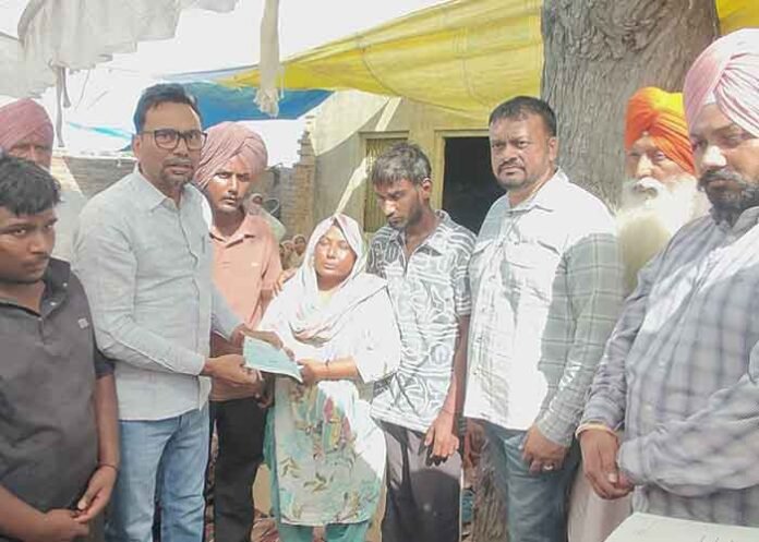NCSC Team Meets Gulzar Singh Family