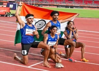 PM Modi Hails India’s Mixed 4x400m Relay Team After Asian Games Silver