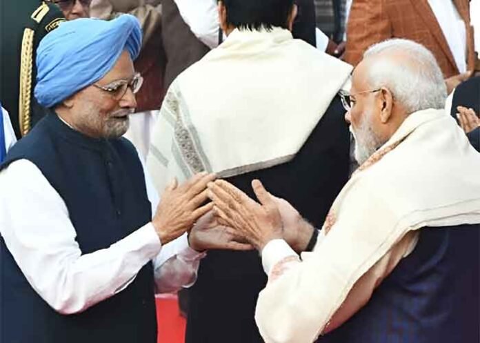 PM Modi meets Dr Manmohan Singh