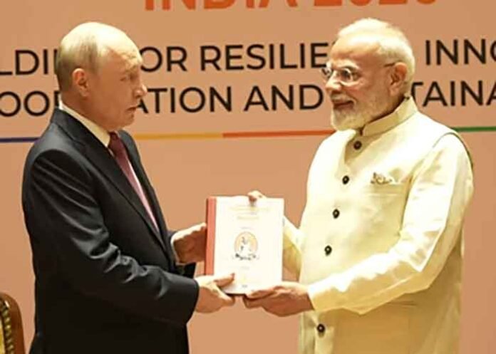 PM Modi presents Putin Tamil literary treasure Thirukkural