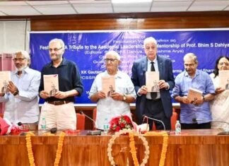 Panjab University Hosts Grand Launch of Festschrift Honouring Prof. Bhim S. Dahiya’s Academic Legacy Panjab University honouring Prof Bhim S Dahiya scholarship