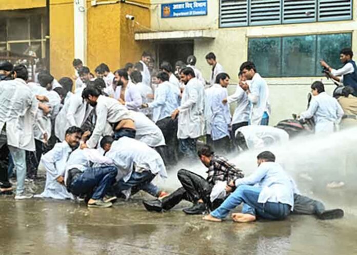 Protesting Intern Doctors MP