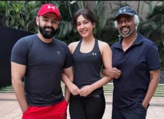 Raashii Khanna Shares Pictures with Rajinikanth, Ram Pothineni as ‘Dharman’ Shooting Continues in Mysuru