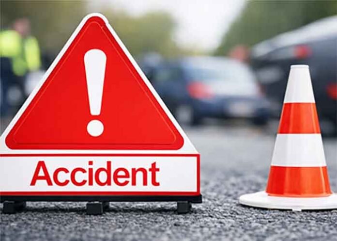 Road Accident Red Sign