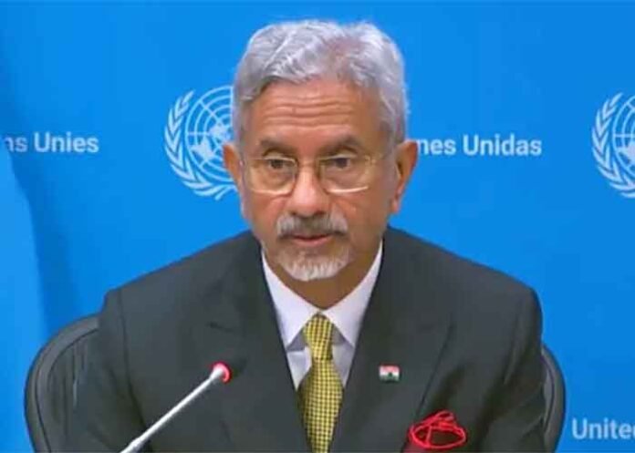S Jaishankar at UNGA