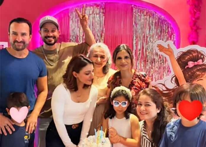 Saba Pataudi shares inside pics of Inaaya ninth birthday
