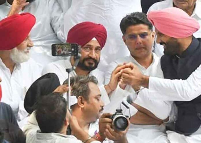 Sachin Pilot Raja Warring Leads March Towards