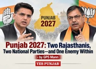Punjab 2027: Two Rajasthanis, Two National Parties—and One Enemy Within
