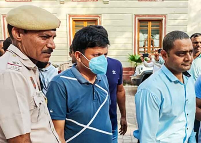Satya Niketan building collapse Owner son Pg Operator