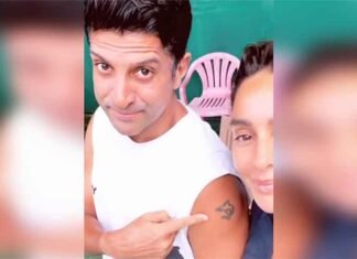 Shibani Akhtar Gets Matching Dolphin Tattoo With Farhan Akhtar, Asks Fans: ‘Cute or Creepy?’ Shibani Akhtar gets a matching tattoo as husband Farhan Akhtar