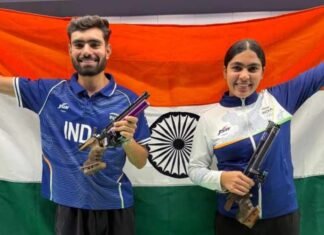 Asian Games: Suruchi and Kamaljeet Fire Asian Record to Win 10m Air Pistol Mixed Team Gold