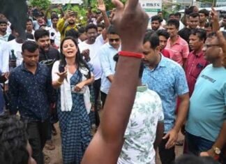 Bengal: TMC MP Mahua Moitra faces protests in Nadia’s Chapra