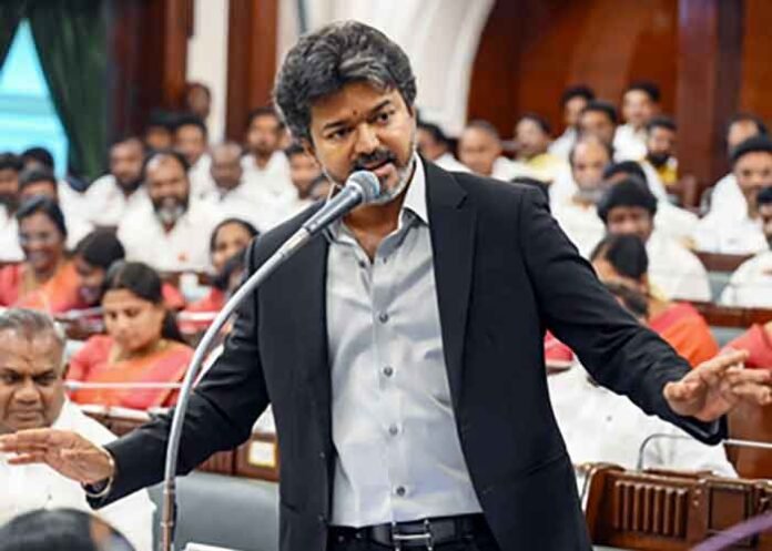 TN CM TVK Joseph Vijay in Assembly