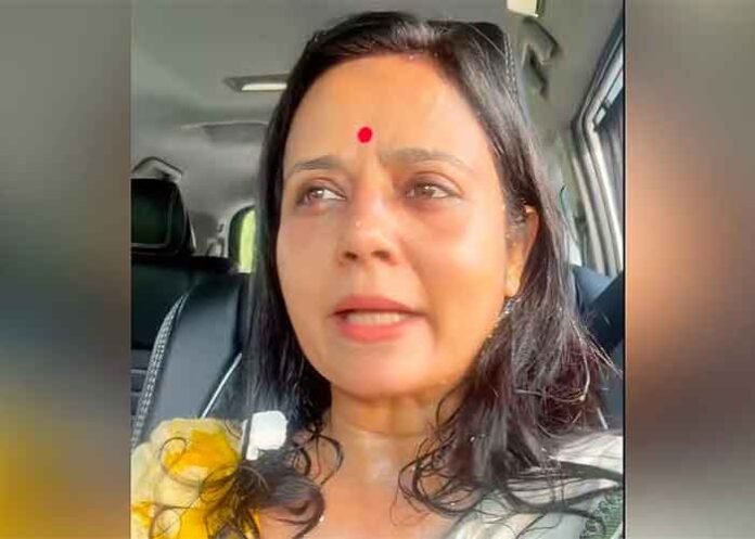 Trinamool MP Mahua Moitra faces egg attack