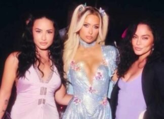 Vanessa Hudgens Channels Y2K Vibes at Paris Hilton’s Glamorous Party