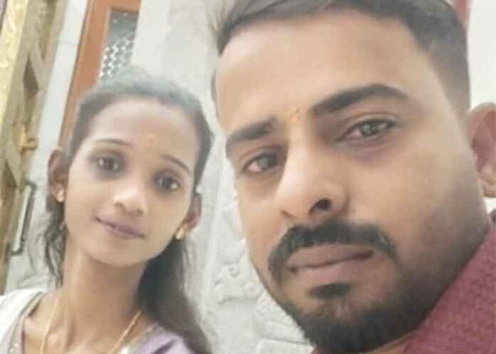 Vidya and Anand Karnataka Man strangles estranged wife to death