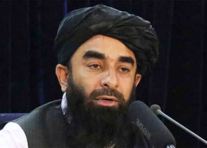 Zabihullah Mujahid Taliban says