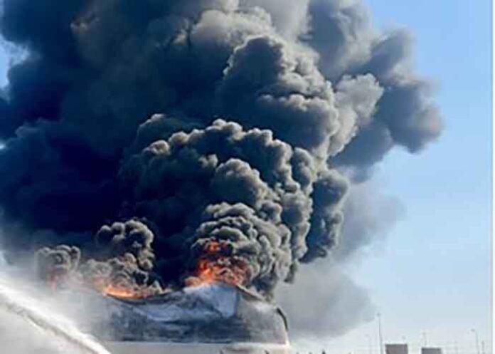 fuel tanker explosion in Iran