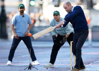 ‘An Experience That Will Stay With Me’: Ajinkya Rahane on Playing Cricket with Prince William in London Ajinkya Rahane playing tennis-ball cricket with Prince William