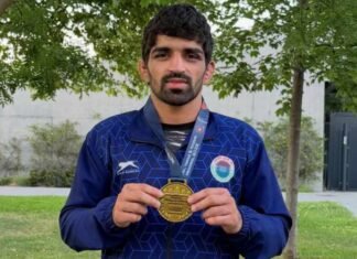 Asian Games: Aman Sehrawat stuns world champion Han Chong-song to win wrestling gold
