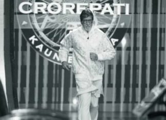 Amitabh Bachchan shares picture running on ‘KBC 18’ set amid knee injury news