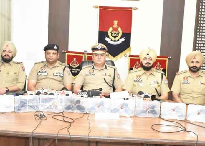 Amritsar Police arrested eight suspects