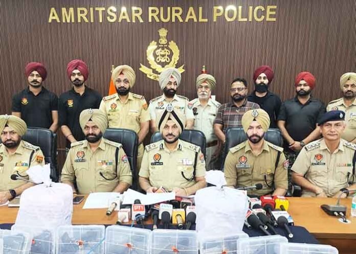 Amritsar Rural Police arrest four and recover