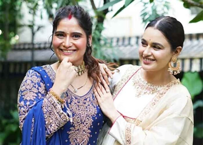 Arti Singh with Yuvika Chaudhary
