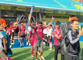 Asian Hockey Teams Receive Rousing Welcome in Jalandhar Ahead of Champions Trophy Asian hockey teams receive a traditional Bhangra welcome in Jalandhar