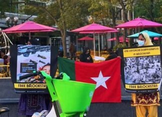 Baloch National Movement Protests in Seattle, Alleges Human Rights Abuses in Balochistan Baloch group holds protest in Seattle