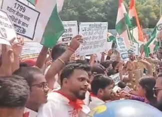 Bihar Police SI Recruitment Protest Turns Tense in Patna as Candidates Clash With Police Bihar Police SI recruitment protest