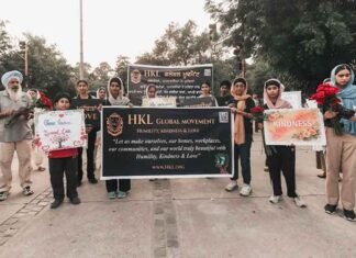 Bulandpuri Sahib Sangat Holds Foot March at Sukhna Lake in Chandigarh to Promote Humility, Compassion and Love Bulandpuri Sahib Sangat holds a foot march